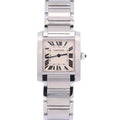 Cartier Tank 25mm Ivory Dial Watch Ref# WSTA0005