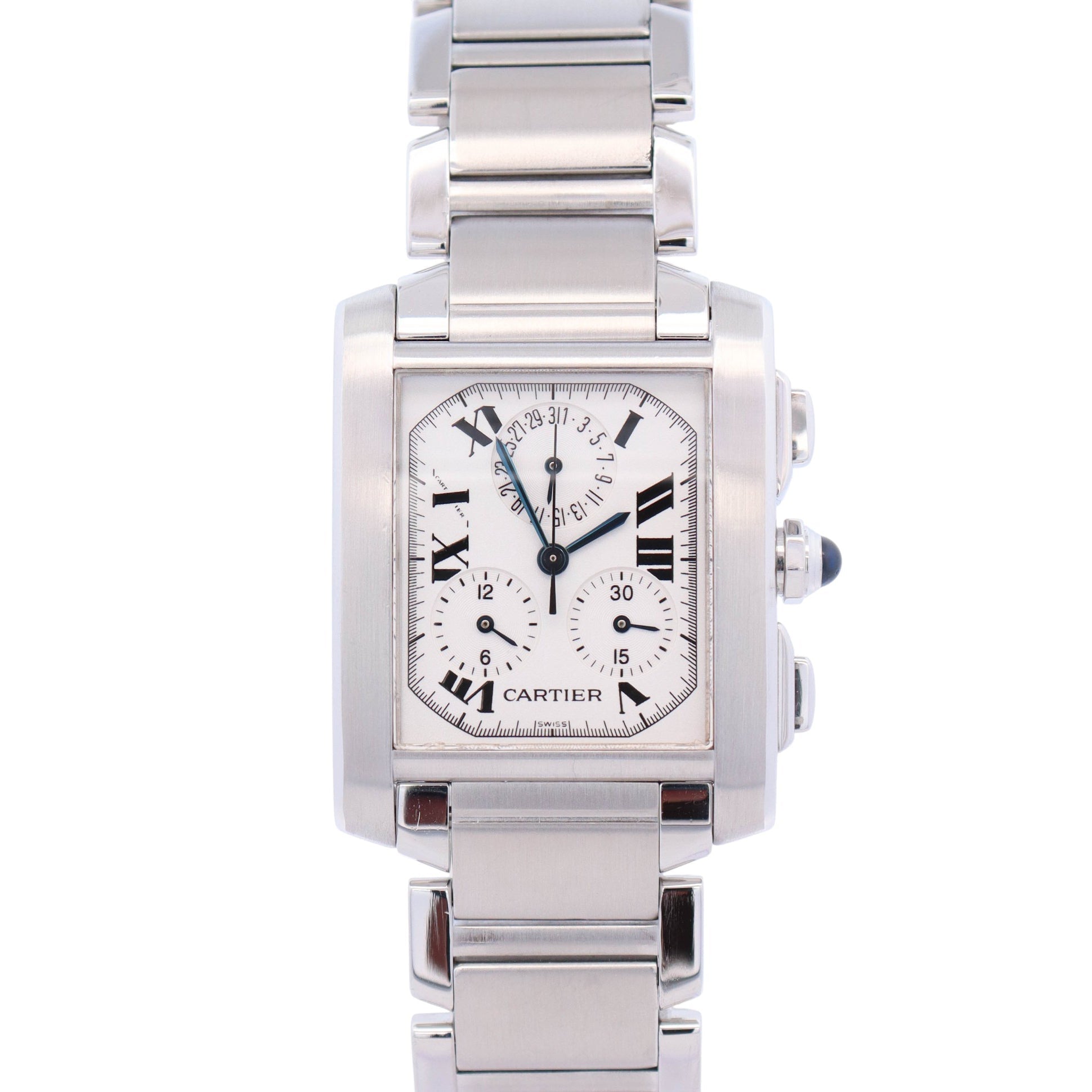 Cartier Francaise 37 mm White Dial Watch Ref# 2302