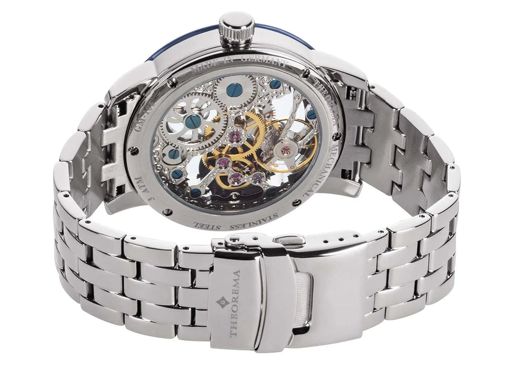 See-through Skeleton Toronto by Theorema, Germany - GM-106-8 |Silver|