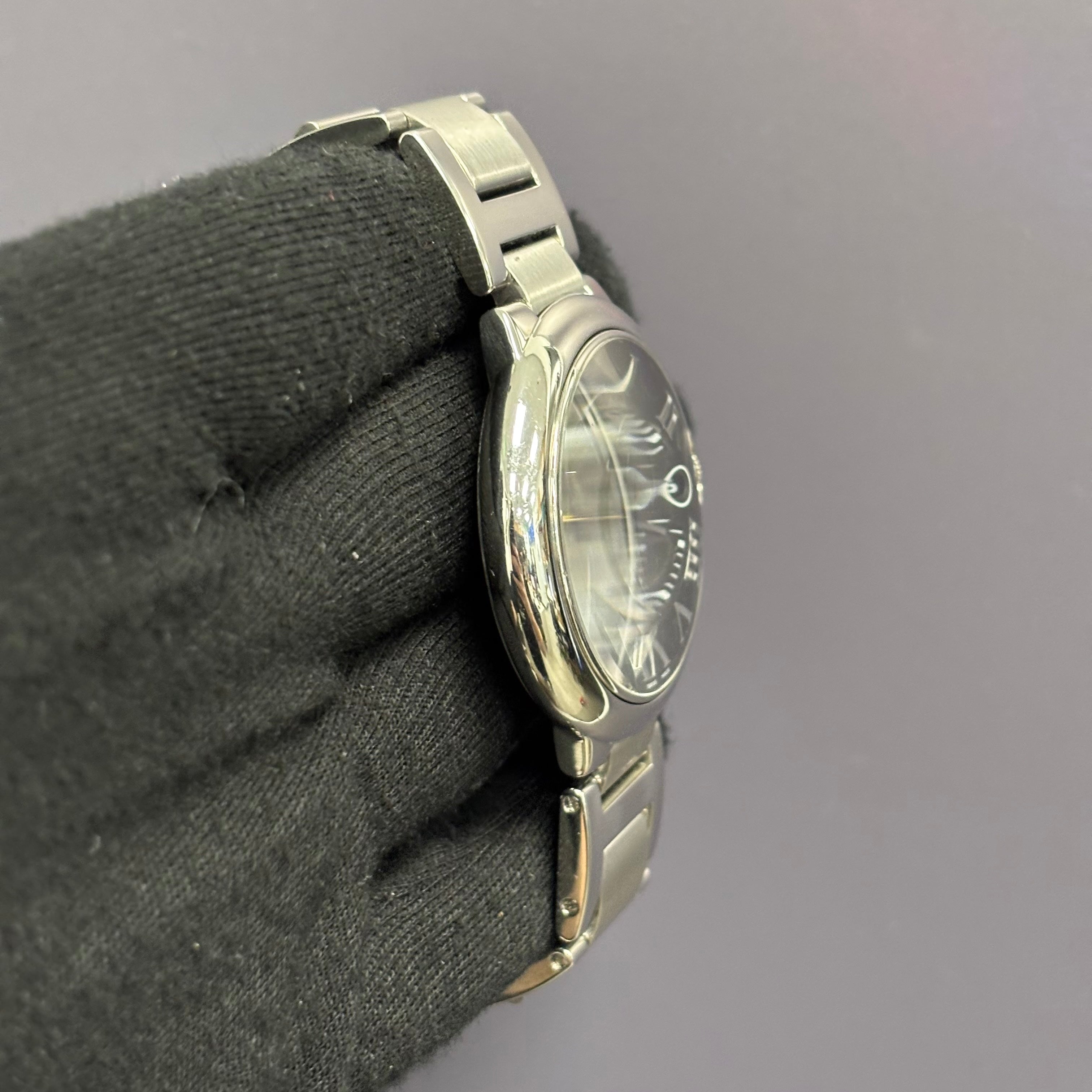 Cartier Ballon Bleu 42mm Black Dial Watch Ref# WSBB0003