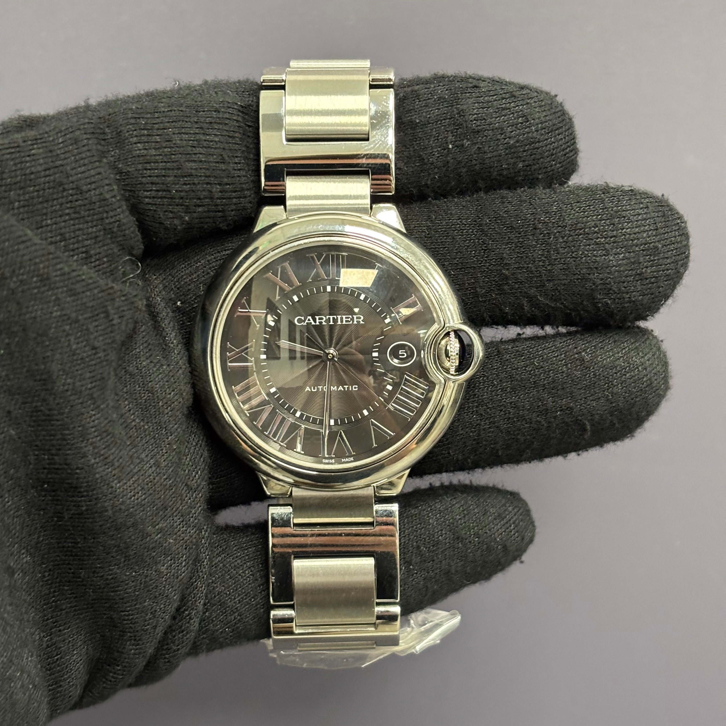 Cartier Ballon Bleu 42mm Black Dial Watch Ref# W6920042