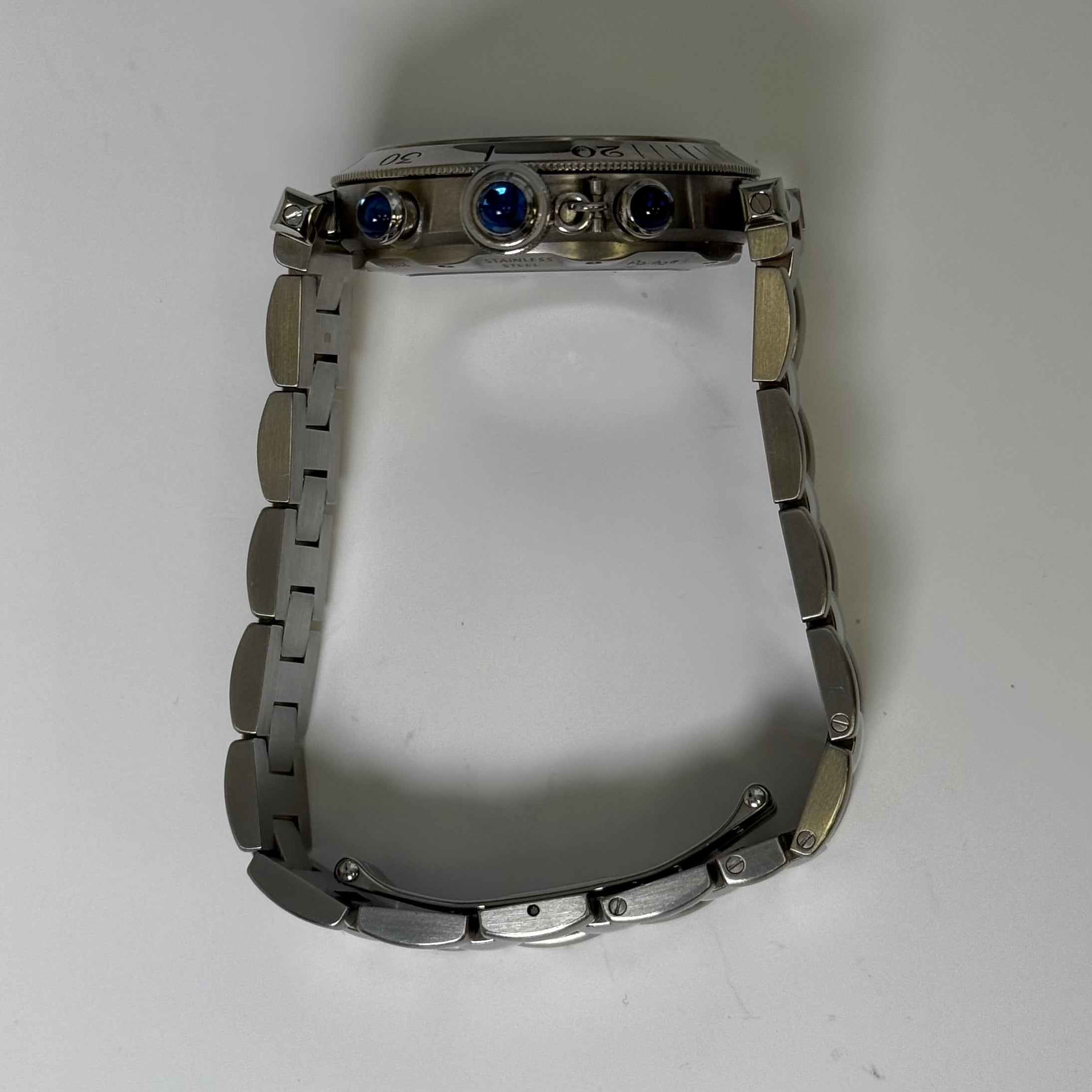 Cartier Pasha 38mm Silver Dial Watch Ref# W31030H3
