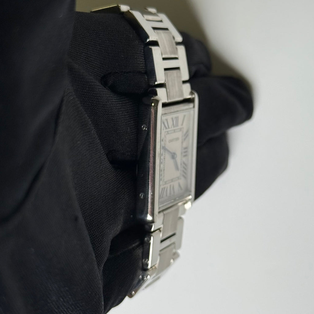 Cartier Tank Solo 34.8mm White Dial Watch Reference #W5200014