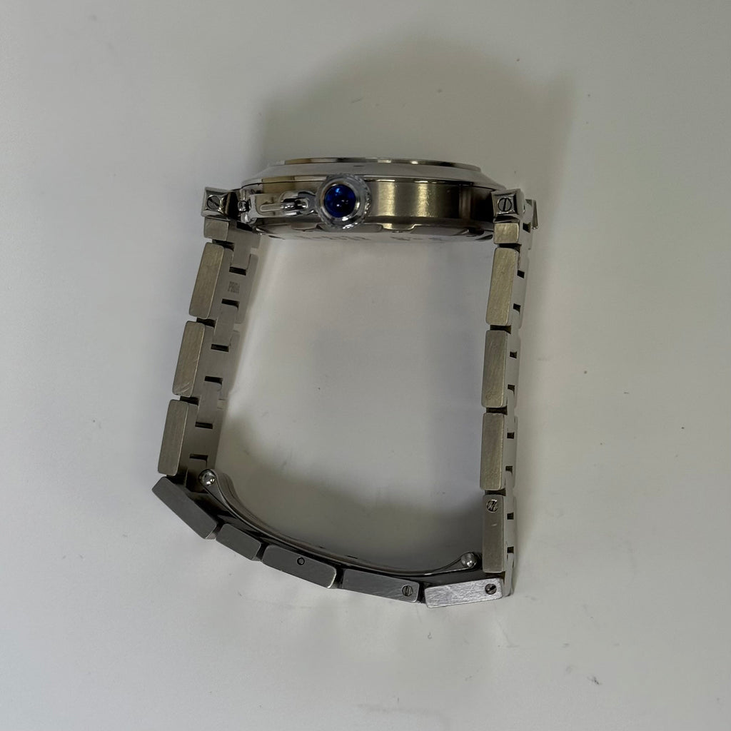 Cartier Pasha 35mm White Dial Watch Ref# W31015M7