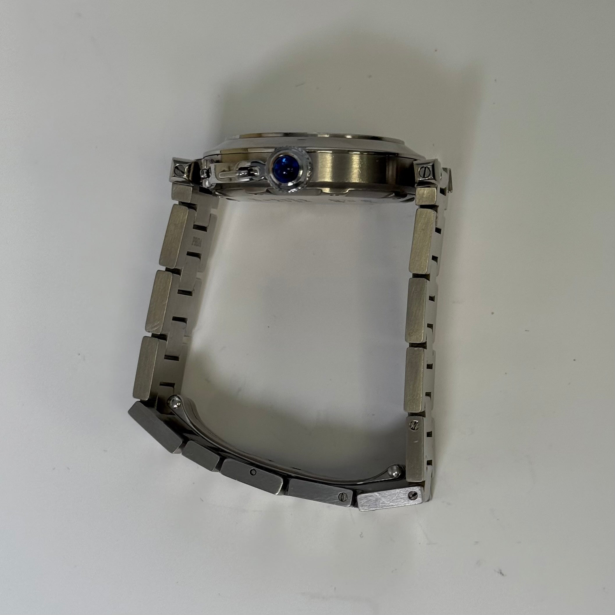 Cartier Pasha 35mm White Dial Watch Ref# W31015M7