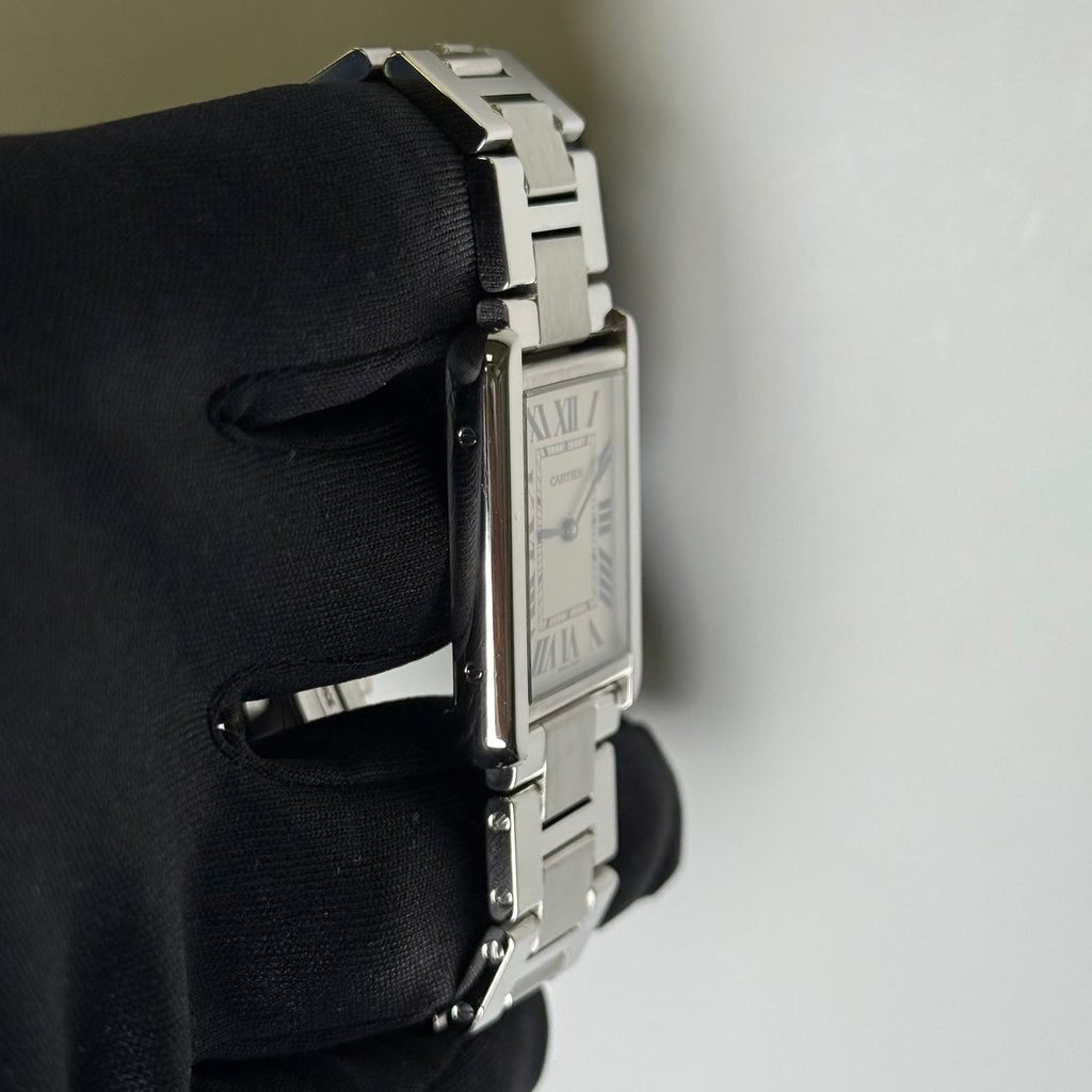 Cartier Tank Solo 34.8mm White Dial Watch Reference #W5200014