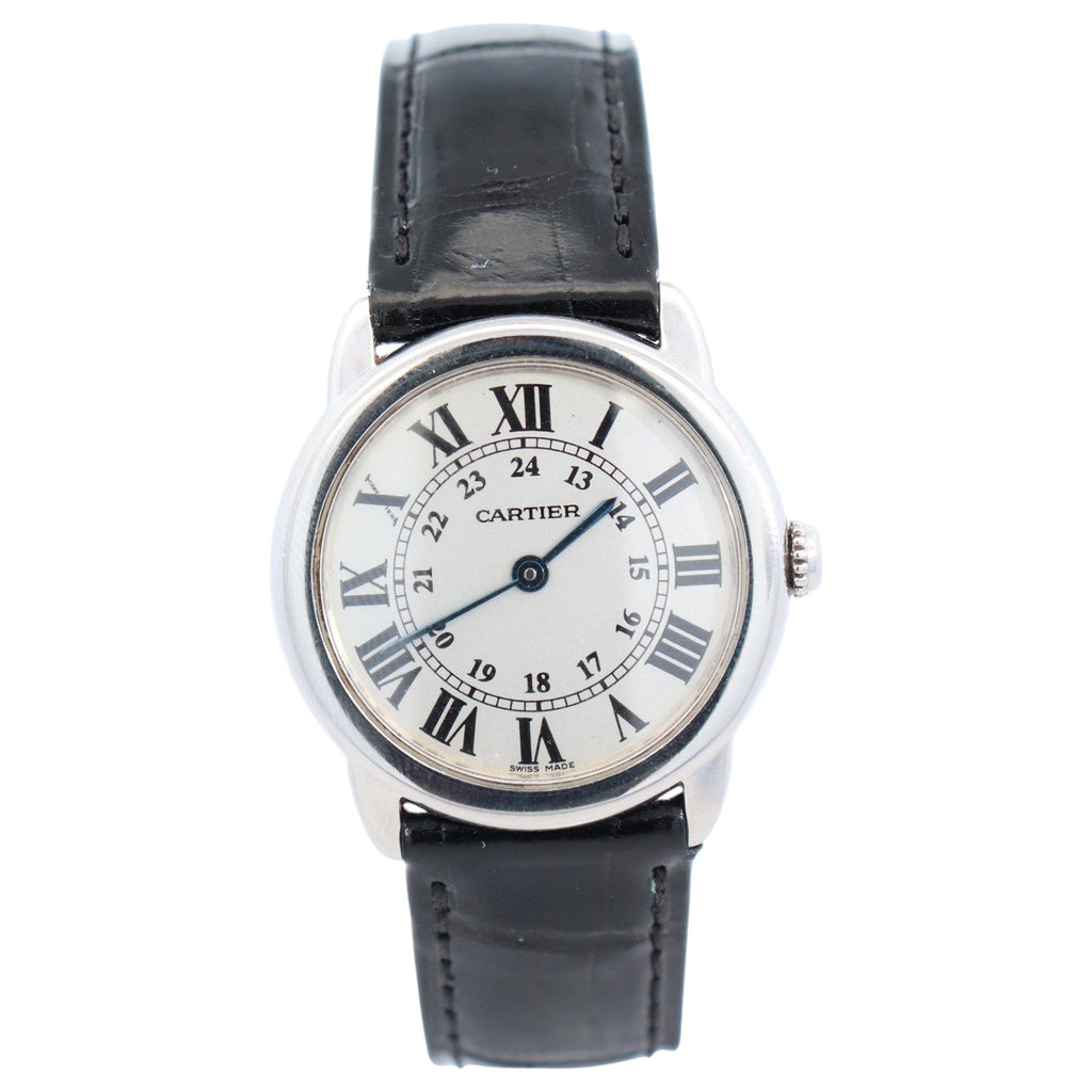 Cartier Ronde Solo 29mm White Dial Watch Ref# W6700155