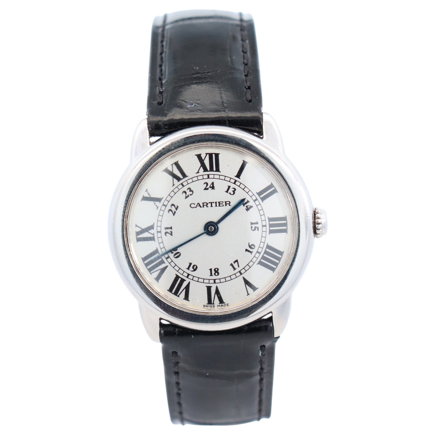 Cartier Ronde Solo 29mm White Dial Watch Ref# W6700155