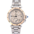 Cartier Pasha 38mm Cream Dial Watch Ref# W31012H3
