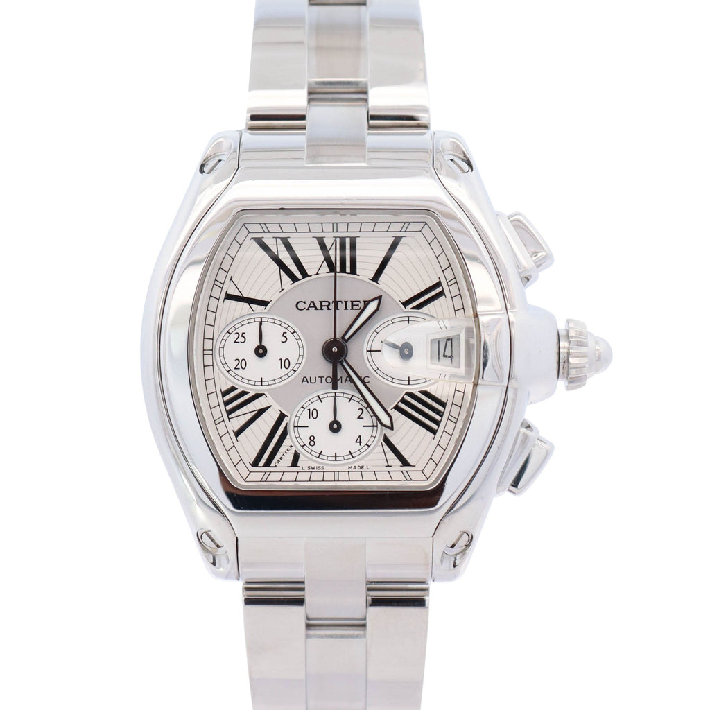 Cartier Roadster 40mm Silver Dial Watch Ref# 2618