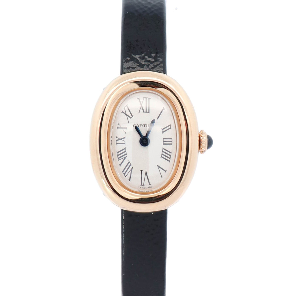 Cartier Baignoire 24.6 mm x 18.7 mm White Dial Watch Ref# WGBA0041