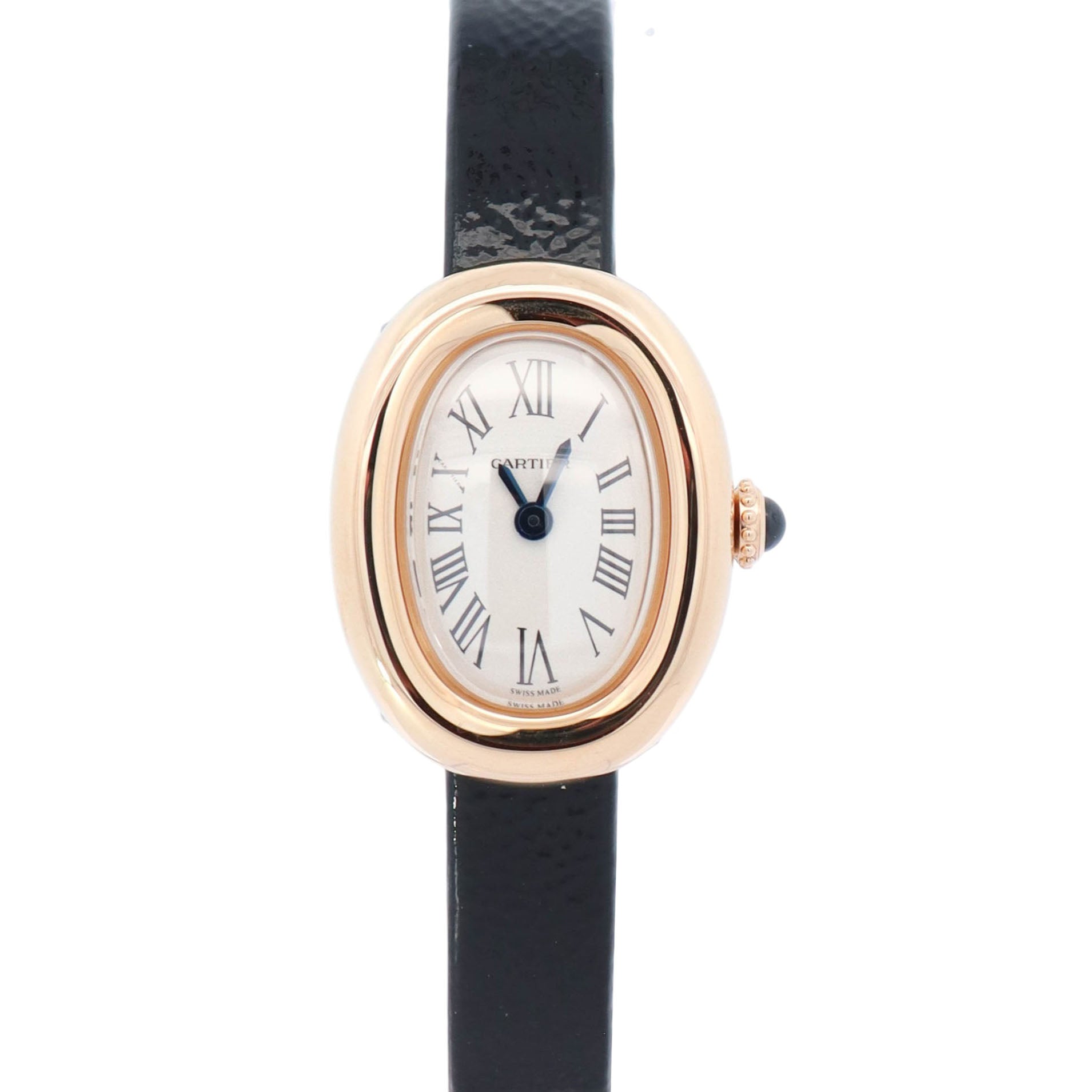 Cartier Baignoire 24.6 mm x 18.7 mm White Dial Watch Ref# WGBA0041