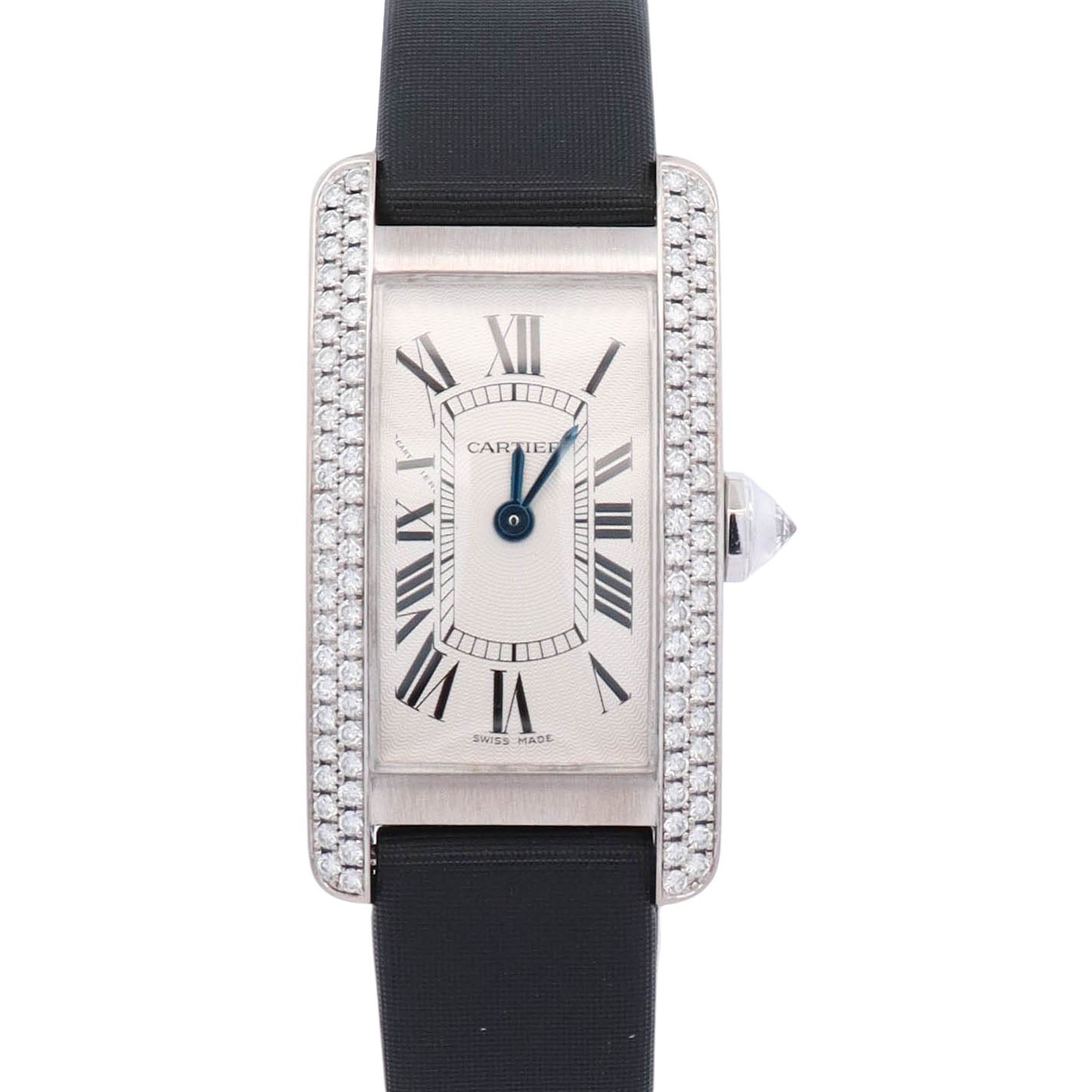 Cartier Tank Americane 27mm Silver Dial Watch Ref# WB702651