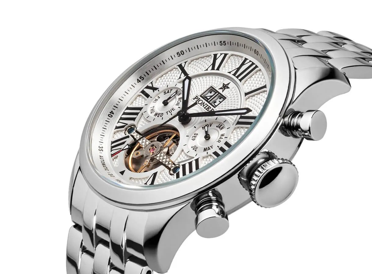 Automatic Havana P7001-10| Silver | Pionier Germany