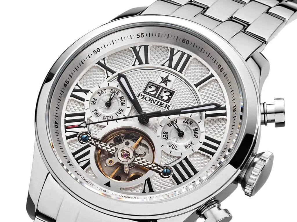 Automatic Havana P7001-10| Silver | Pionier Germany