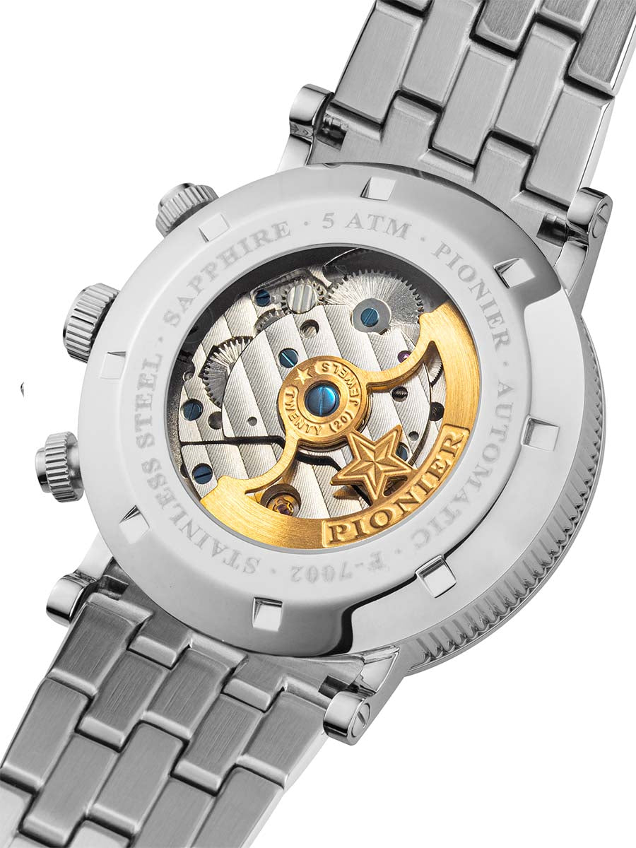 Chicago P7002-7 | Silver |  Automatic Diamonds Pionier Germany