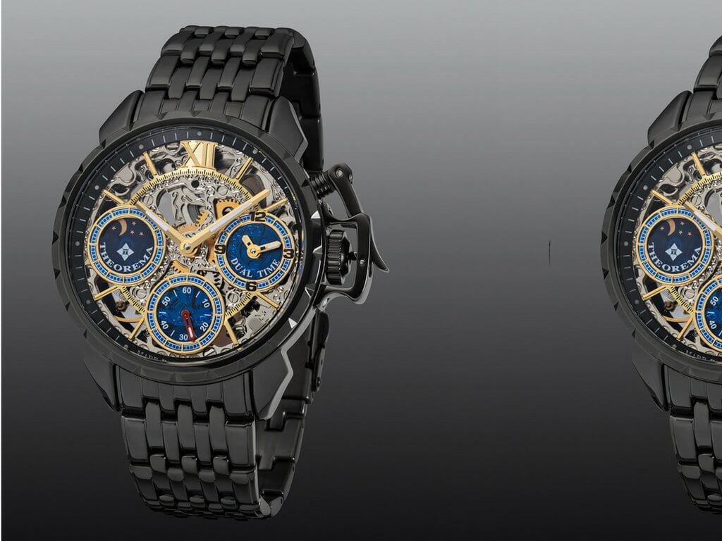 Dual-time Oman by Theorema Germany GM-108-10 | Black |