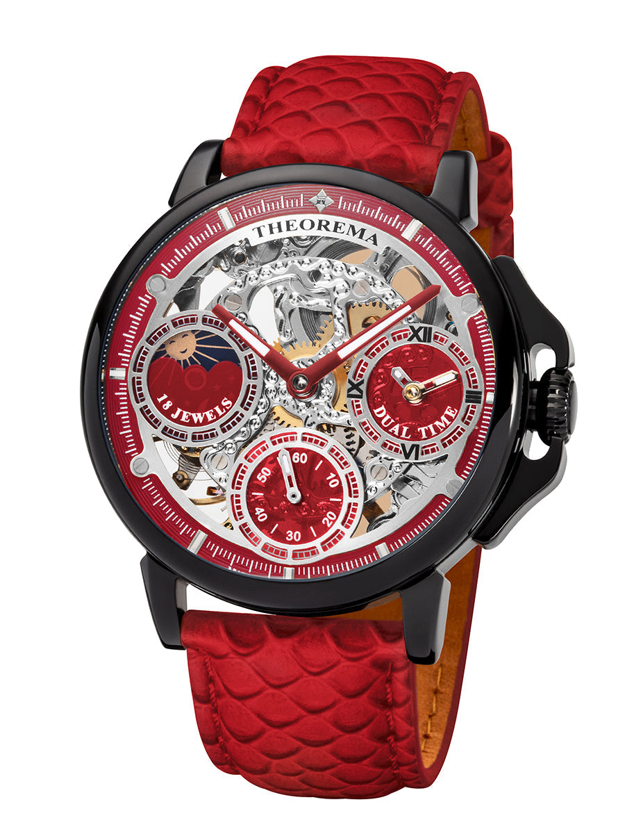 Dual-Time Buenos Aires GM-114-13 | Red | Theorema, Germany