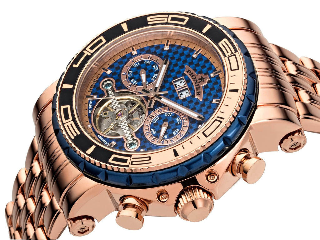 Calendar Automatic Miami by Pionier Germany - GM-506-13 | Rose |