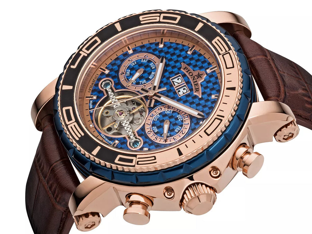 Calendar Automatic Miami by Pionier Germany - GM-506-7 | Rose |