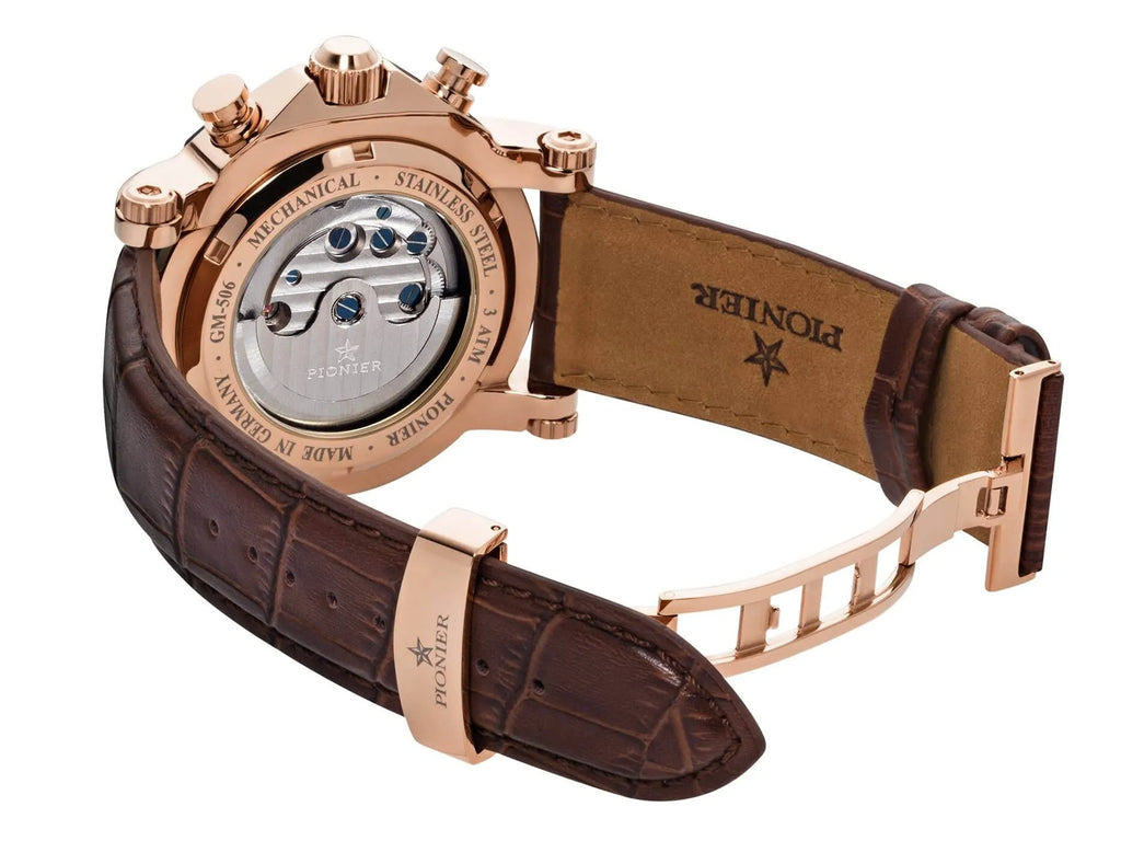 Calendar Automatic Miami by Pionier Germany - GM-506-7 | Rose |