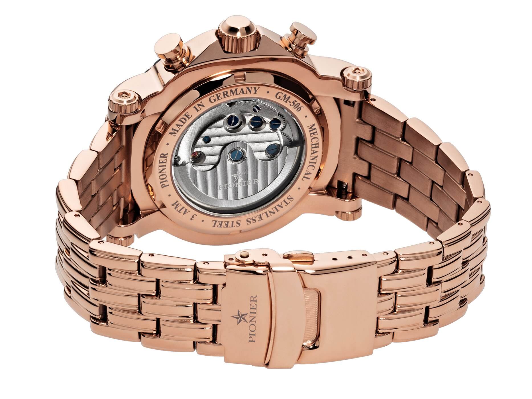 Calendar Automatic Miami by Pionier Germany - GM-506-13 | Rose |