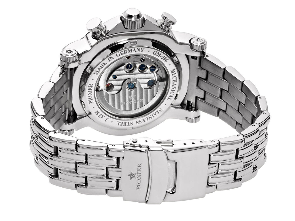 Calendar Automatic Miami by Pionier Germany - GM-506-8 | Silver |