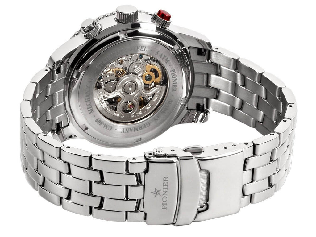 Automatic Barbados by Pionier Germany GM-509-6 | Silver |