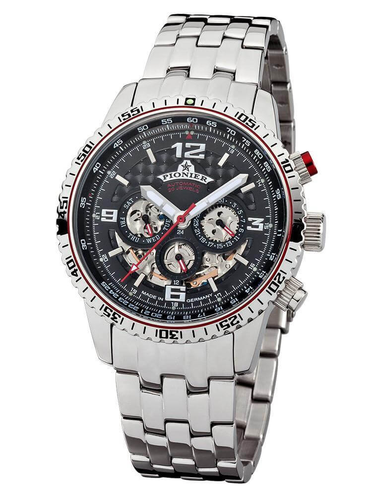 Automatic Barbados by Pionier Germany GM-509-6 | Silver |
