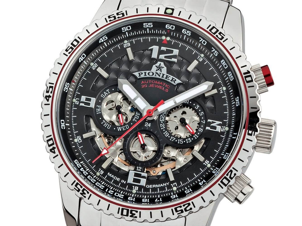 Automatic Barbados by Pionier Germany GM-509-6 | Silver |