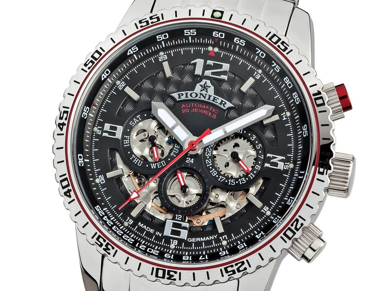 Automatic Barbados by Pionier Germany GM-509-6 | Silver |