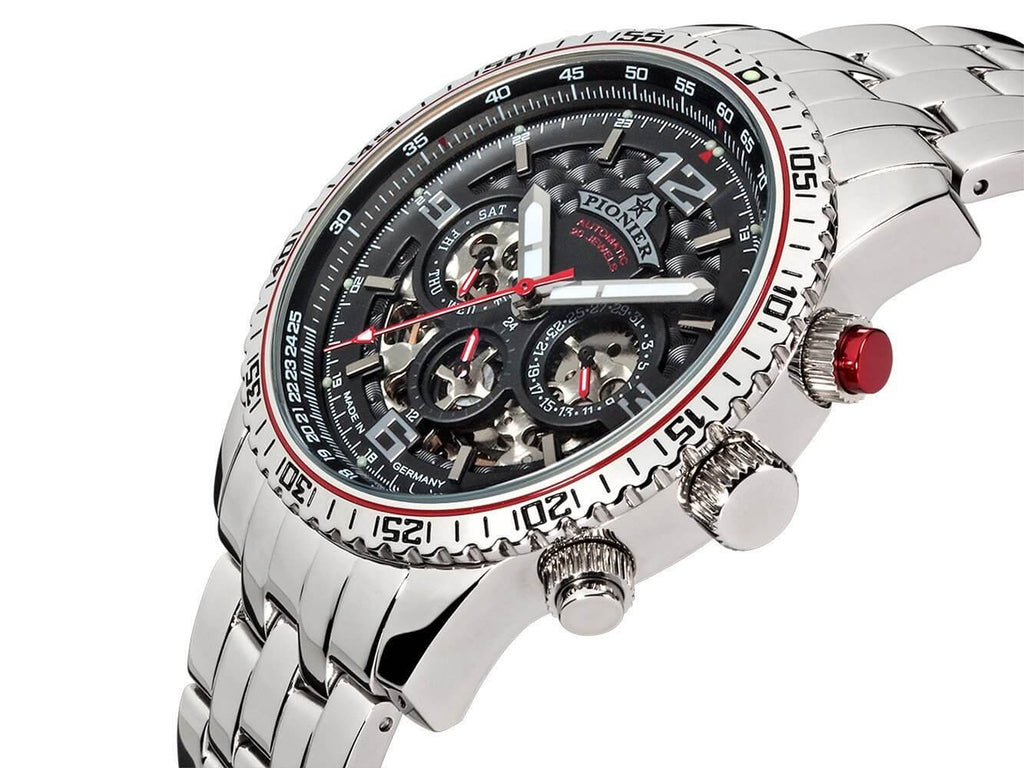 Automatic Barbados by Pionier Germany GM-509-6 | Silver |