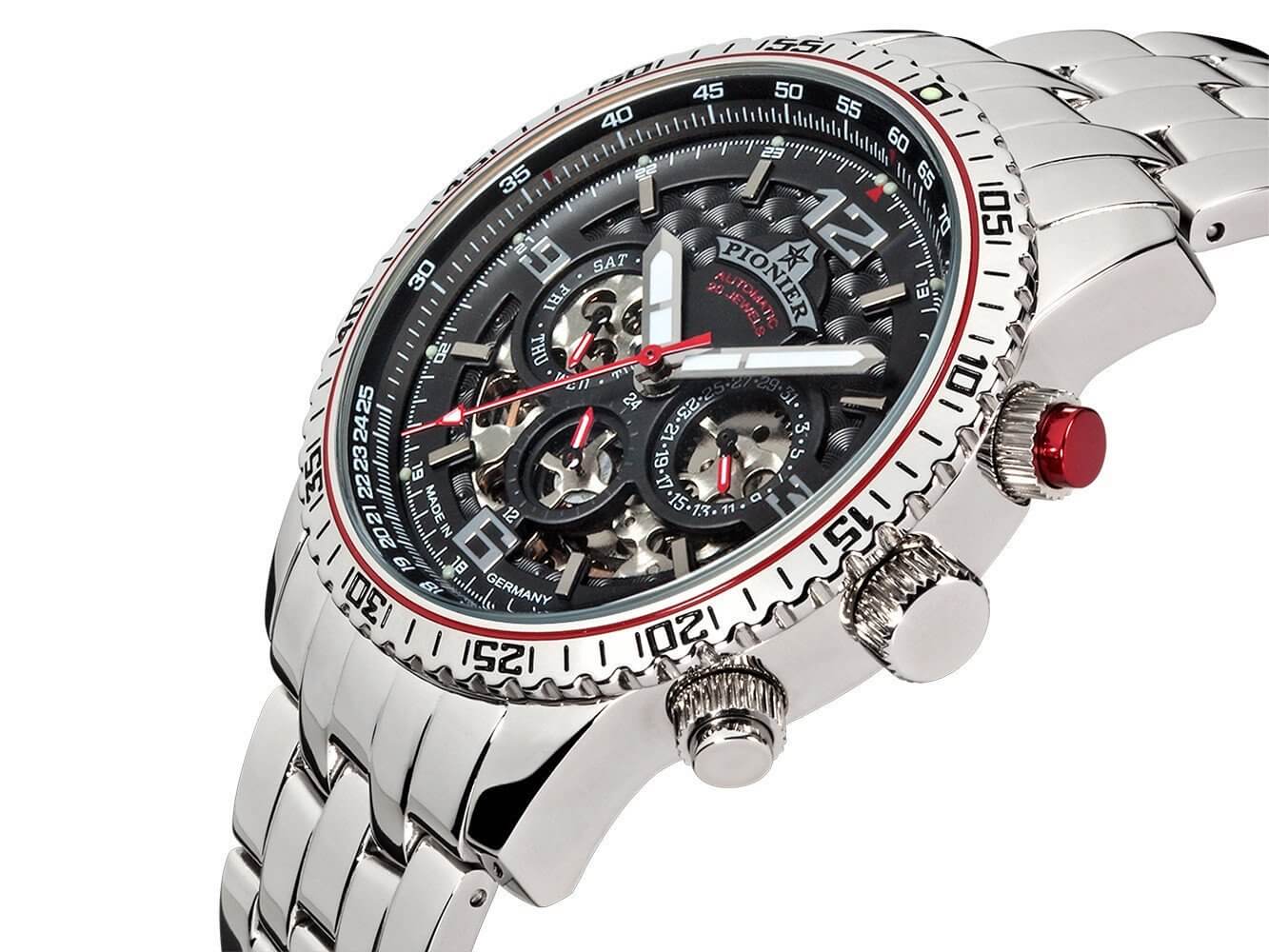 Automatic Barbados by Pionier Germany GM-509-6 | Silver |