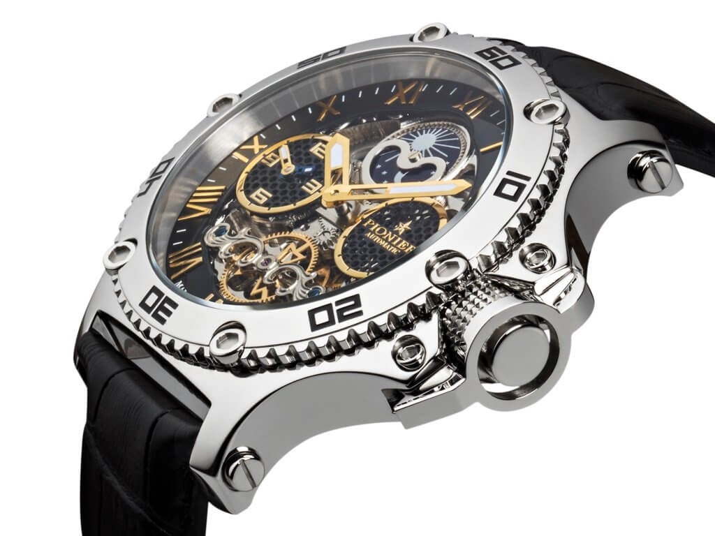 Dual-Time Hawaii Pionier GM-514-1 | Silver | Made in Germany