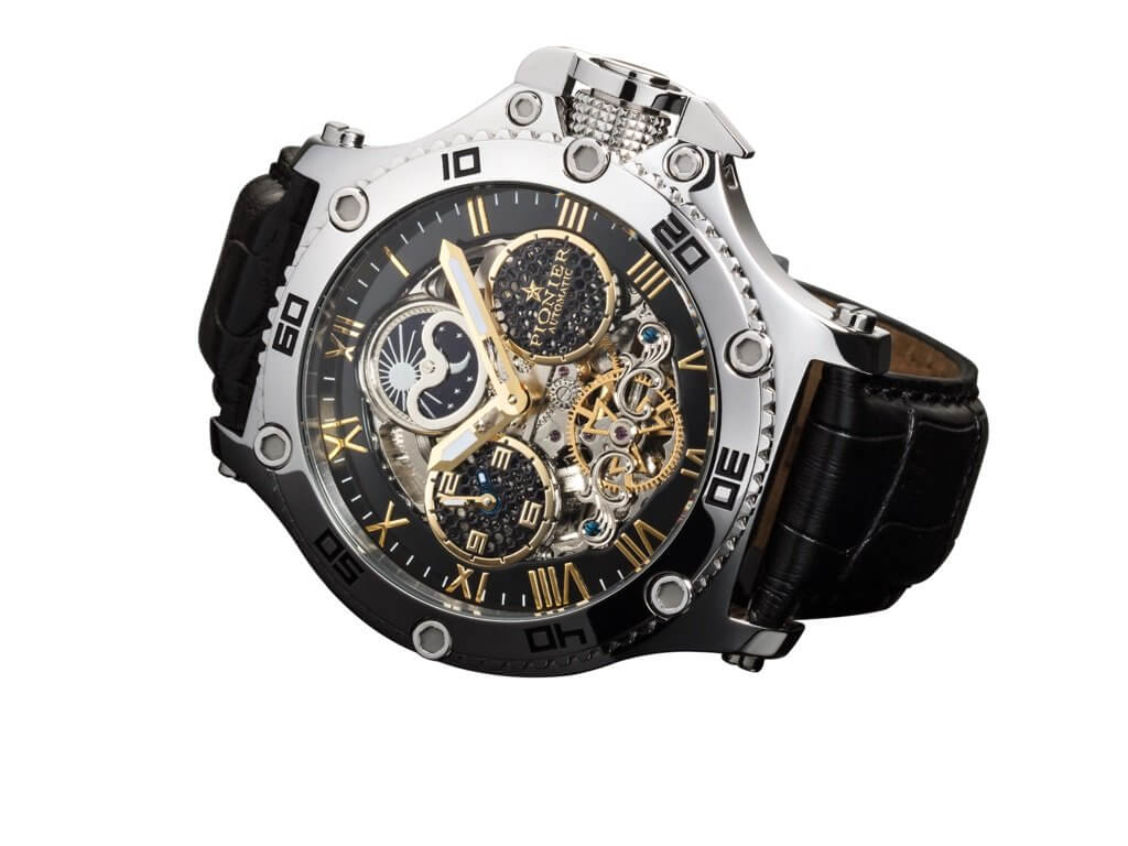 Dual-Time Hawaii Pionier GM-514-1 | Silver | Made in Germany