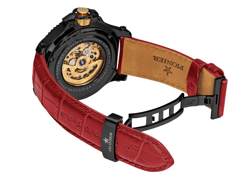 Automatic Barcelona GM-516-13 | Red | Pionier, Germany