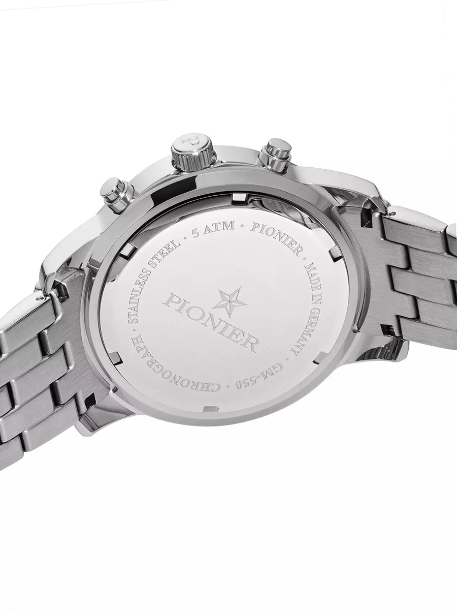 Made in Germany Chronograph - Tirona Pionier - GM-550-9 | Silver |