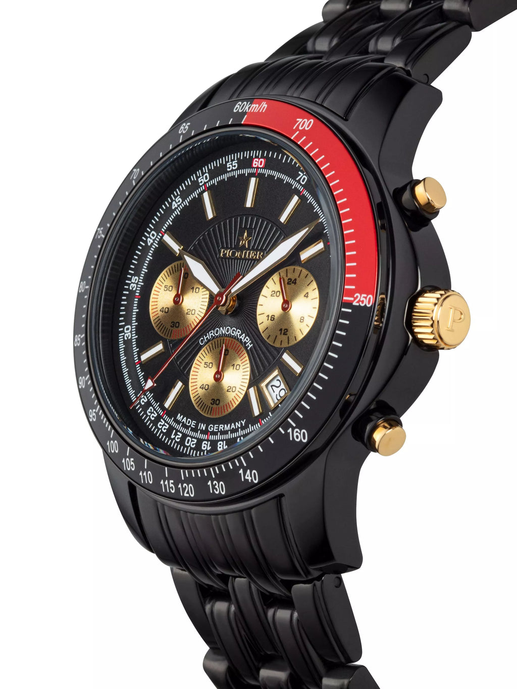 Made in Germany Chronograph - Tirona Pionier - GM-550-12 | Black |