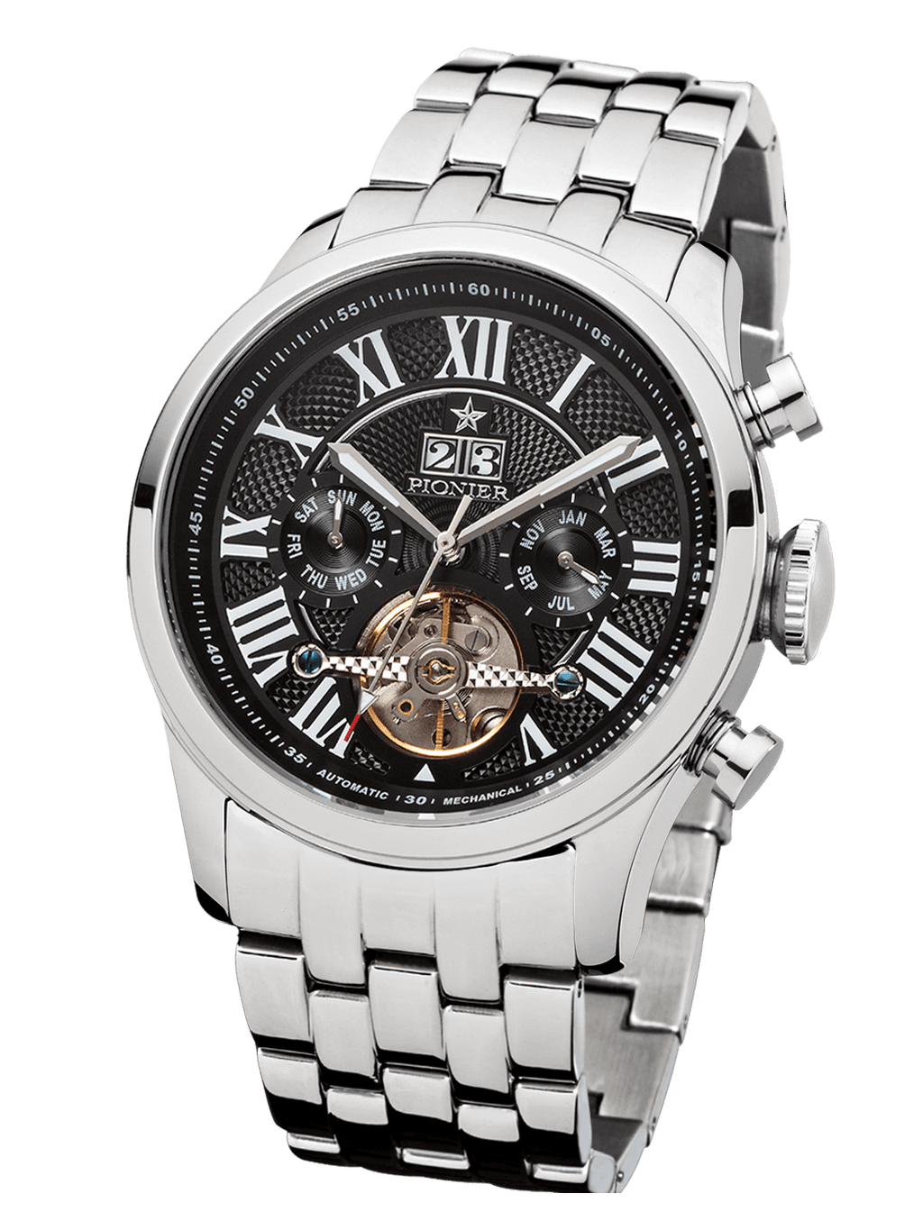 Automatic Havana P7001-7| Silver | Pionier Germany