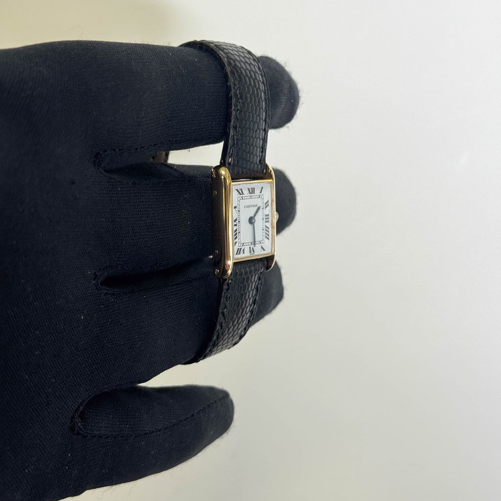 Cartier Tank 18mm White Dial Watch Ref# 88105