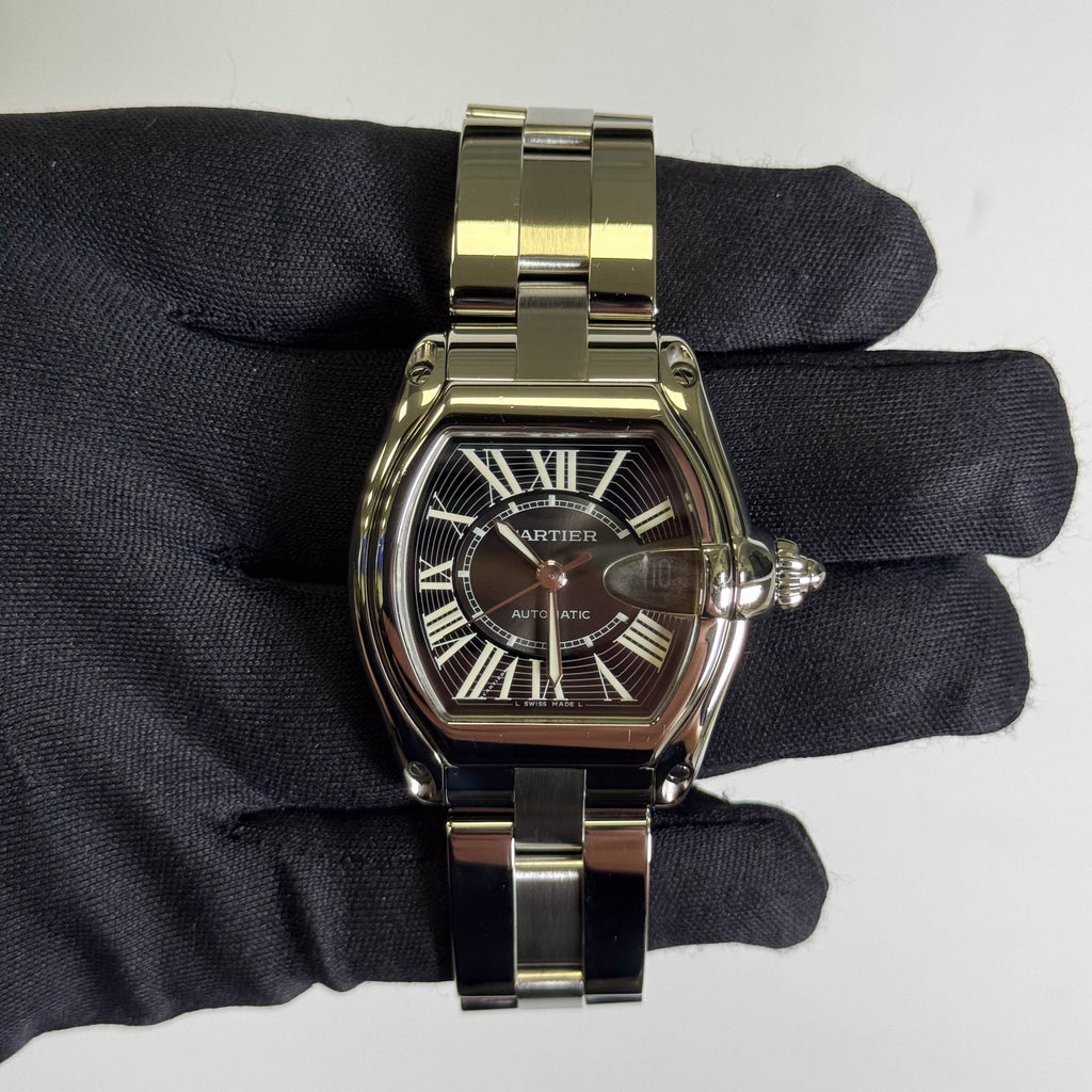 Cartier Roadster 37mm Black Dial Watch Ref# W62041V3