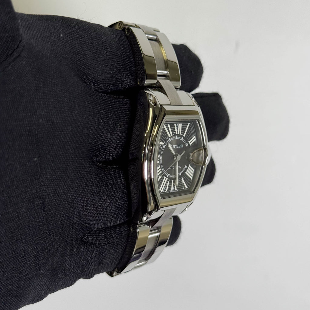 Cartier Roadster 37mm Black Dial Watch Ref# W62041V3