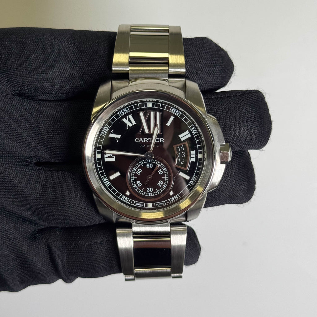 Cartier Calibre 42mm Black Dial Watch Ref# W7100016