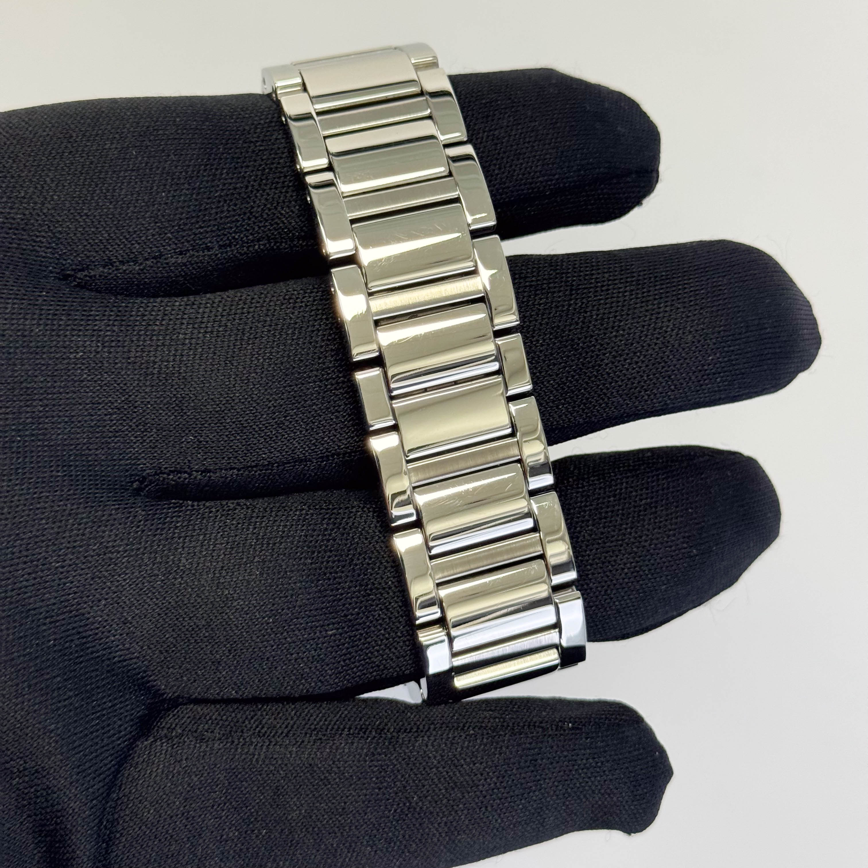 Cartier Tank Must 22mm White Roman Dial Watch Ref# WSTA0107