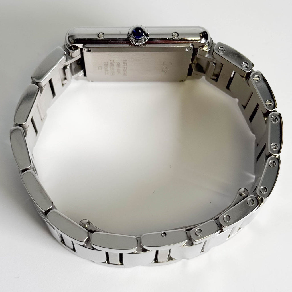 Cartier Tank Must 22mm White Roman Dial Watch Ref# WSTA0107