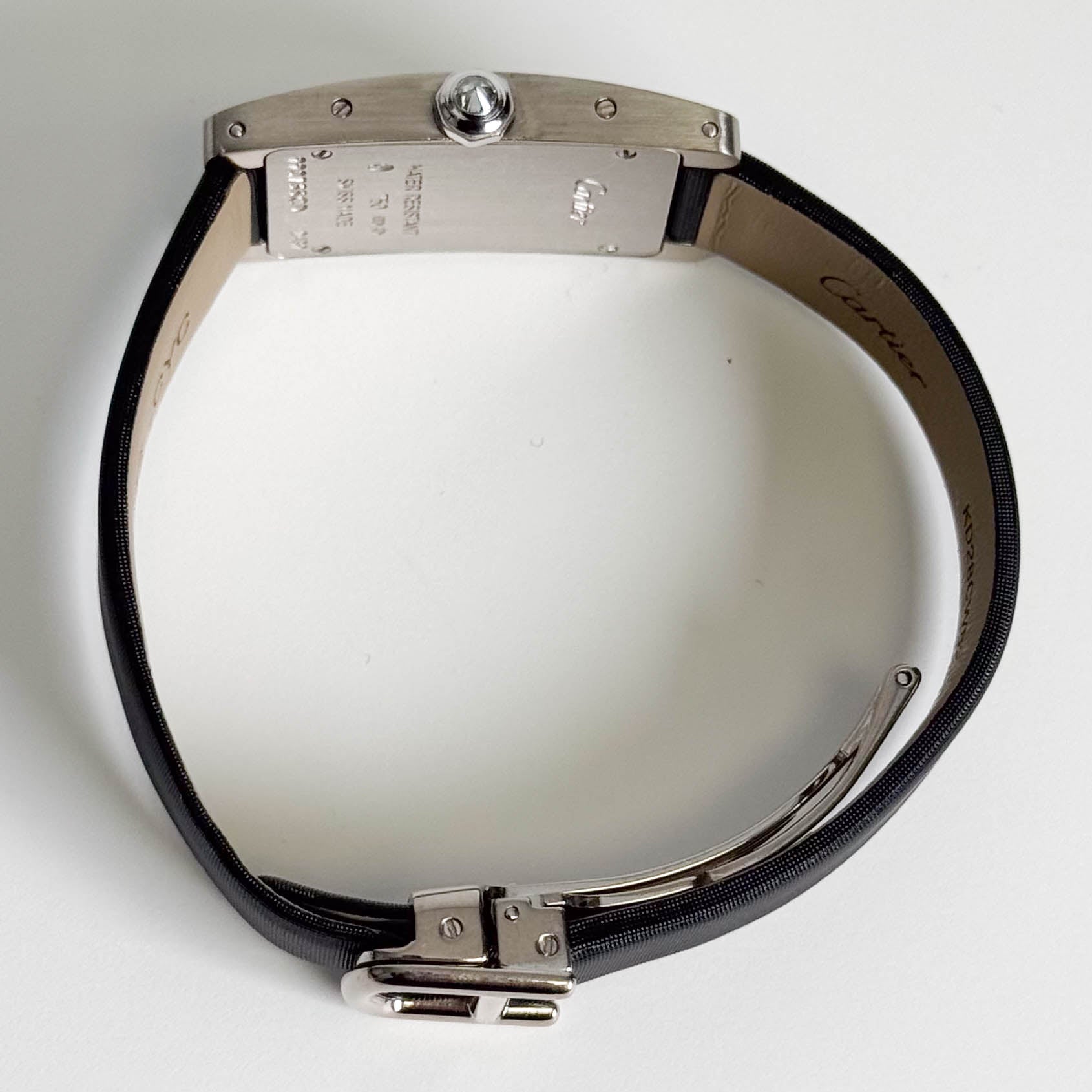 Cartier Tank Americane 27mm Silver Dial Watch Ref# WB702651