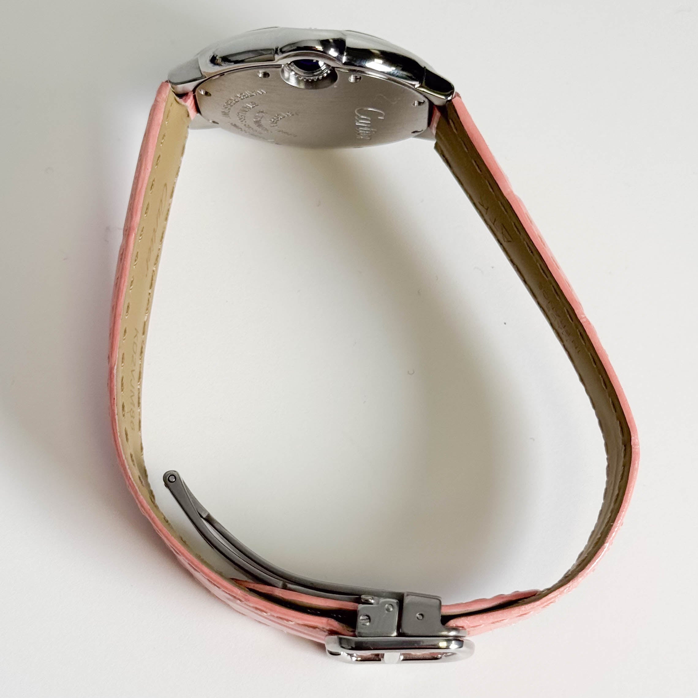 Cartier Ballon Bleu 33mm Pink Dial Watch Ref# WSBB0002