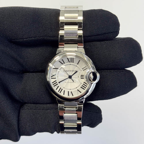 Cartier Ballon Bleu De Cartier Silver Dial Watch Ref# WSBB0044