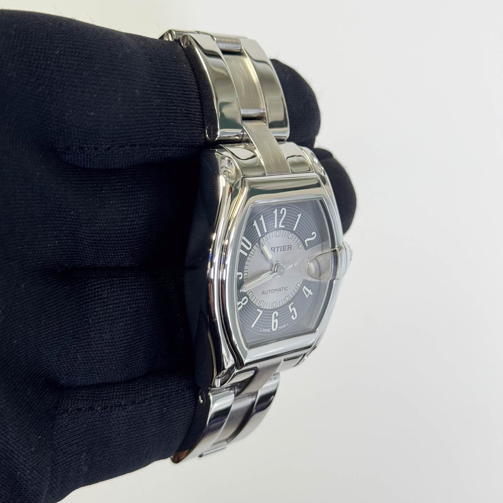 Cartier Roadster 35mm Black Dial Watch Ref# W62001V3