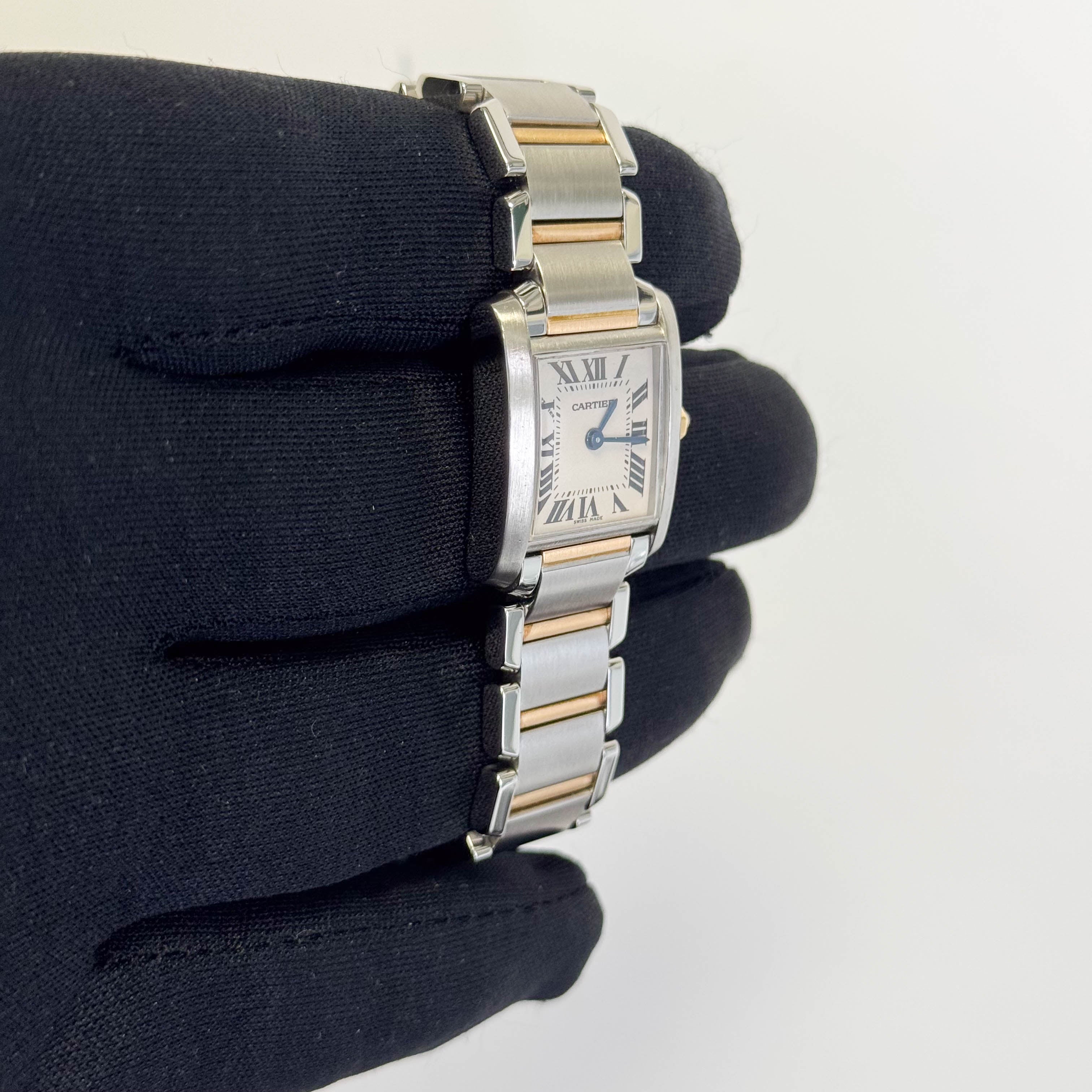 Cartier Tank 20mm White Dial Watch Ref# W51007Q4